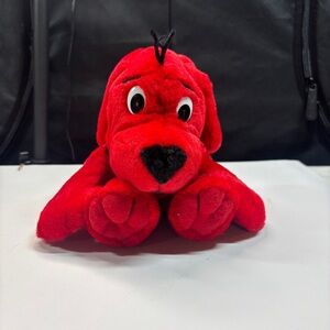Vtg Clifford Big Red Dog Singing Hand Puppet Scholastic Avon Needs New Battery